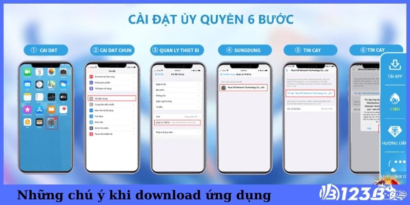 Những chú ý khi download ứng dụng