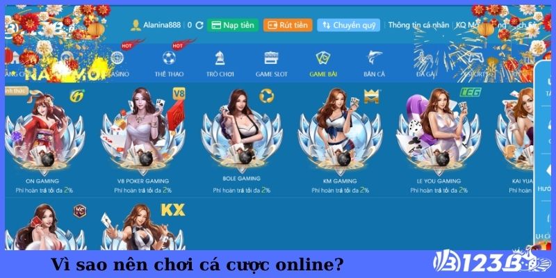 Vì sao nên chơi cá cược online?